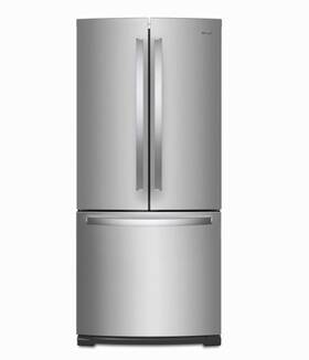 Whirlpool 883049446943 30 Inch French 20 Cu. Ft. Door Refrigerator - Wrf560smhz