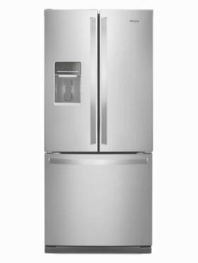 Whirlpool 883049459769 30 Inch French Door 19.7 Cu. Ft. Refrigerator - Wrf560sehz