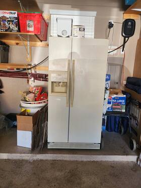 Whirlpool Ed22tqxfn00 Side-by-side Refrigerator White Ice Maker Water Dispenser