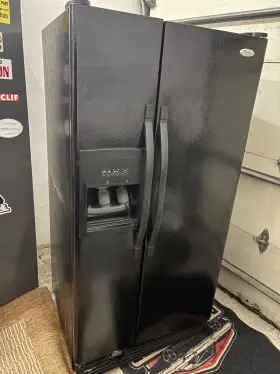 Ed2kvexvb01 Whirlpool Black 33 Inch Side By Refrigerator