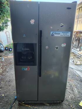 Whirlpool Ed5fvaxwl Refrigerador 2 Puertas Horizontales Muy Buenas Condiciones