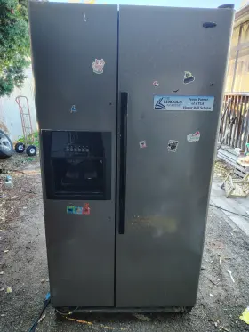 Ed5fvaxwl Whirlpool Refrigerador 2 Puertas Horizontales Muy Buenas Condiciones
