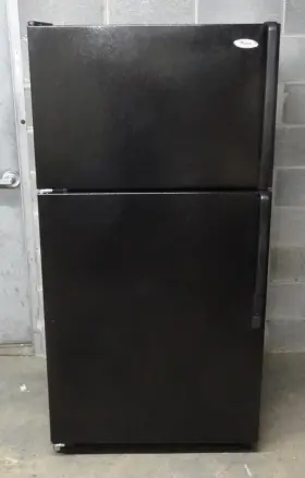 Et1chexvb01 Whirlpool 33 Inch Top Freezer Refrigerator 21 Cu. Ft. - Black