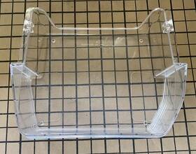 Whirlpool W10326335 Refrigerator Freezer Door Bin Clear