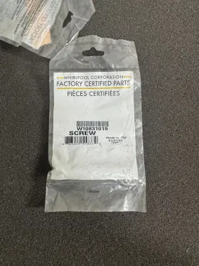 W10831019 Whirlpool Screws 2pck