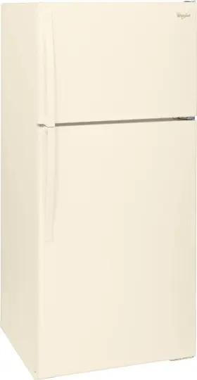 W8txnwfbq Whirlpool Top-freezer Refrigerator In White Is A 17.6 Cu. Ft
