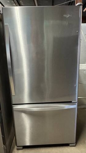Whirlpool Wrb322dmb 22 Cu. Ft. Stainless Steel Bottom-freezer Refrigerator