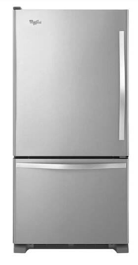 Whirlpool Wrb329lfbm Maytag 30-inch 18.6 Cu. Ft. Bottom Freezer Refrigerator -