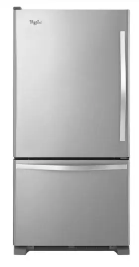 Wrb329lfbm Whirlpool Maytag 30-inch 18.6 Cu. Ft. Bottom Freezer Refrigerator -