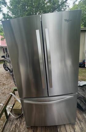 Whirlpool Wrf540cwbm01 36 Inch Fridge Matching Dishwasher Microwave