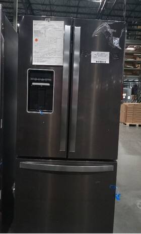 Whirlpool Wrf560sehv 30 Inch French Door Refrigerator With 19.7 Cu. Ft. -
