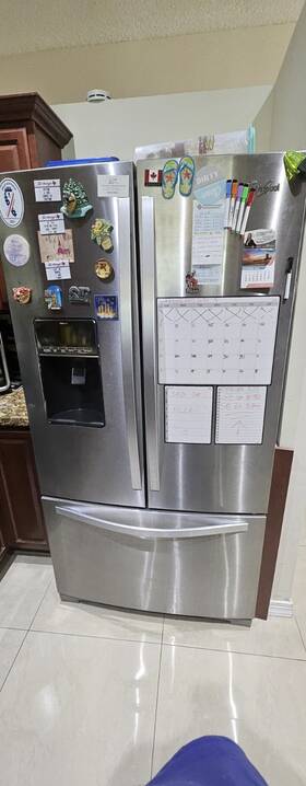 Whirlpool Wrf736sdam14 Refrigerator 24cu Ice And Water Dispenser French Doors