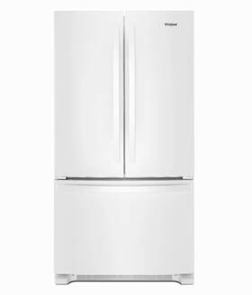 Whirlpool Wrff3036rw 36 Inch Freestanding 25 Cu. Ft. French Door Refrigerator -
