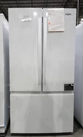 Whirlpool Wrff3136sw 36 Inch Freestanding French Door Refrigerator With 31 Cu. Ft. -