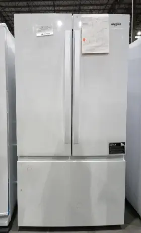 Wrff3136sw Whirlpool 36 Inch Freestanding French Door Refrigerator With 31 Cu. Ft. -
