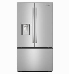 Whirlpool Wrff3736sz 36 Inch Freestanding French Door Refrigerator With 30 Cu. Ft -