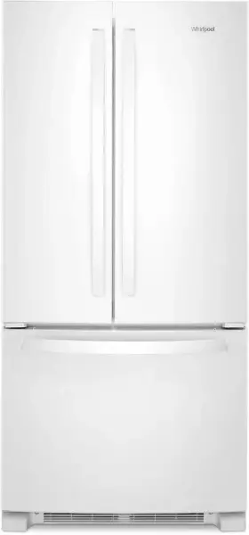 Wrff5333pw Whirlpool 33 Inch French Door Refrigerator -