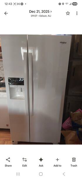 Whirlpool Wrs311sdhw1 Refrigerator