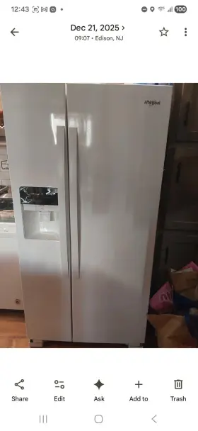 Wrs311sdhw1 Whirlpool Refrigerator