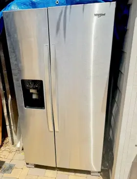 Wrs335sdhm06 Whirlpool Refrigerator Model Side By 25 Cub/ft Used 2 Years