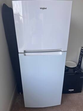 Whirlpool Wrt111sfdw03 White Refrigerator 10.8 Cu Ft Professionally Cleaned