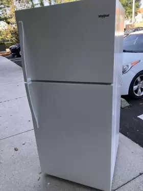 Wrt134tfdw01 Whirlpool 14.3 Cu. Ft. Top-freezer Refrigerator White Reversible