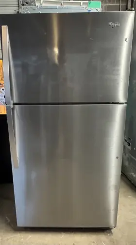 Wrt311fzbm Whirlpool 20.7 Cu. Ft. Top-freezer Refrigerator - Stainless Steel