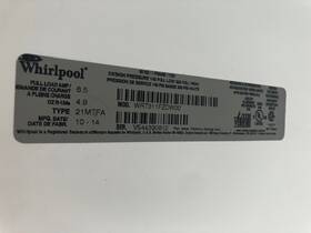 Whirlpool Wrt311fzdw00 Whirpool White Regrigerator 19 Cf Top Freezer 28 Inch Depth X 33 Width 65 High