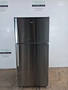 Wrt318fzdm11 Whirlpool Wrt318fzdm 18.2 Cu. Ft. Top Freezer Refrigerator In Monochromatic Ss