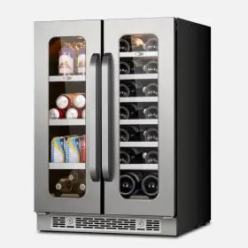 Bsr-6020fds Whynter 24 Inch Built-ln Wine Fridge 20 Bottles And 60 Cans Refrigerator