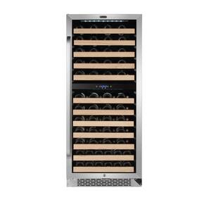 Whynter Bwr-0922dz 92 Bottle Built-in Stainless Steel Dual Zone Compressor Wine Refrigerator