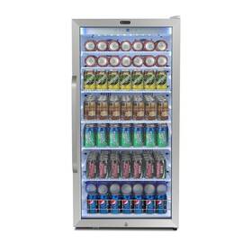 Whynter Cbm-1060xlw Freestanding 10.6 Cu. Ft. Stainless Steel Commercial Beverage Merchandiser