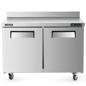 Ref-gf21-u1 Wilprep 48 Inch Two Door Commercial Freezer With 11.9 Cu. Ft. Effective Volume - Used