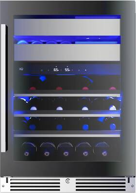 Xo Xou24wwgbr 24 Inch Undercounter Dual Zone Wine Cooler Open Box