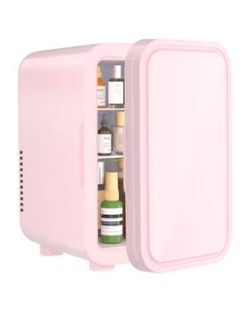 Yashe 1006003223 6l Mini Fridge Portable 8-can Thermoelectric Cooler 110v Ac/dc
