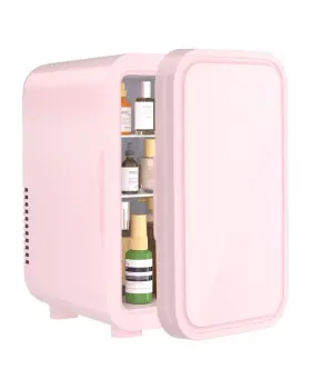 1006003223 Yashe 6l Mini Fridge Portable 8-can Thermoelectric Cooler 110v Ac/dc