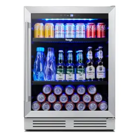 Yeg-bs24 Yeego 24 Inch Beverage Cooler Refrigerators 180 Cans 34 -54 F With Door Shelves Home