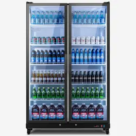 Yg-sc-1060fc Yeego 37.79 Cu.ft Commercial Display Beverage Refrigerator With Shleves Light Store