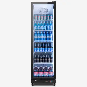 Yg-sc-380fc Yeego Display Beverage Refrigerator 32-50 F With Light Shelve 12.36 Cu.ft For Store