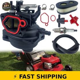 Yzusgomumu 799584 Carburetor Kit Spark Plug And Air Filter Assembly