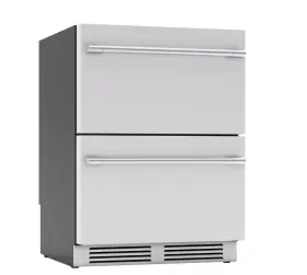 Prrd24c2as Zephyr Presrv Dual Zone Refrigerator Drawers 24 Inch Stainless Steel
