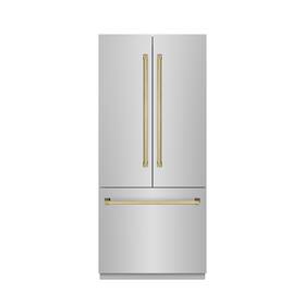 Zline Grbivz-304-36g New 36 Inch Built In Stainless Refrigerator Counter Depth