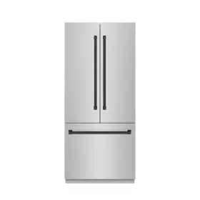 Grbivz-304-36mb Zline New 36 Inch Built In Stainless Refrigerator Counter Depth