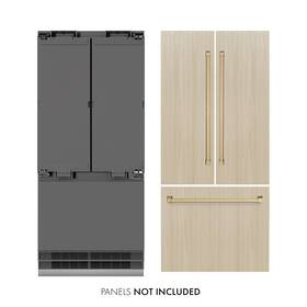 Zline Grbivz-36-cb New 36 Inch Built In Panel Ready Refrigerator Counter Depth