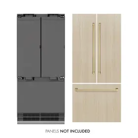 Grbivz-36-cb Zline New 36 Inch Built In Panel Ready Refrigerator Counter Depth