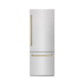 Zline Grbivz-sn-30-cb New 30 Inch Built In Stainless Refrigerator Counter Depth