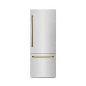 Zline Grbivz-sn-30-g New 30 Inch Built In Stainless Refrigerator Counter Depth