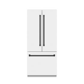 Zline Grbivz-wm-36-mb New 36 Inch Built In Stainless Refrigerator Counter Depth