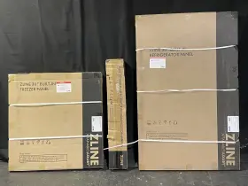 Rbiv-170b Zline 30 Inch Built In Refrigerators Panels White With Bronze Handles New