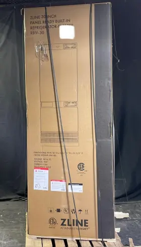 Rbiv-30 Zline 30 Inch Panel Ready Built In Refrigerator Freezer New Factory Sealed